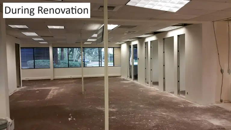 Commercial tenant improvement at Water Garden Business Center for Terra Enterprises in Laguna Hills, CA by Southern Painting Inc.